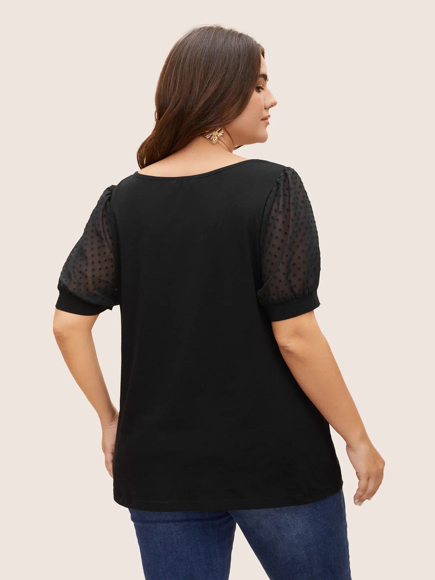 Jacquard Decor Cotton Top